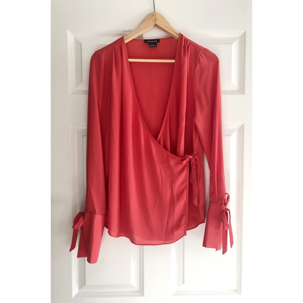 Trouvé Tie Wrap Blouse